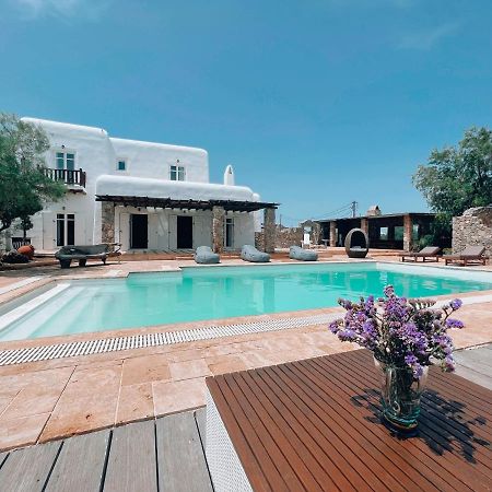 Dreamy Boho 5Bed Villa With Pool And Ocean View Mykonos Town Экстерьер фото