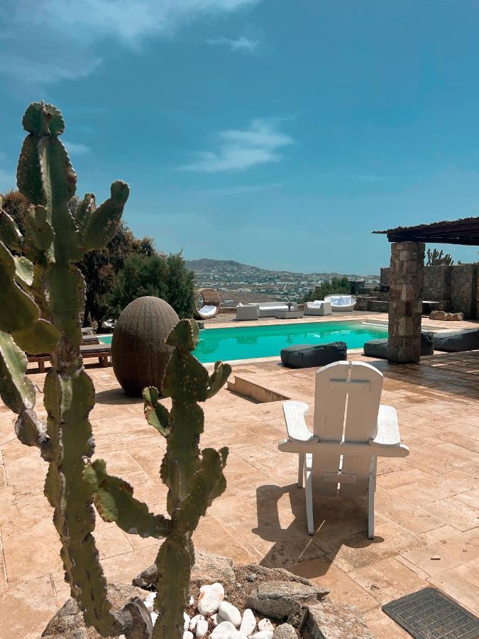 Dreamy Boho 5Bed Villa With Pool And Ocean View Mykonos Town Экстерьер фото