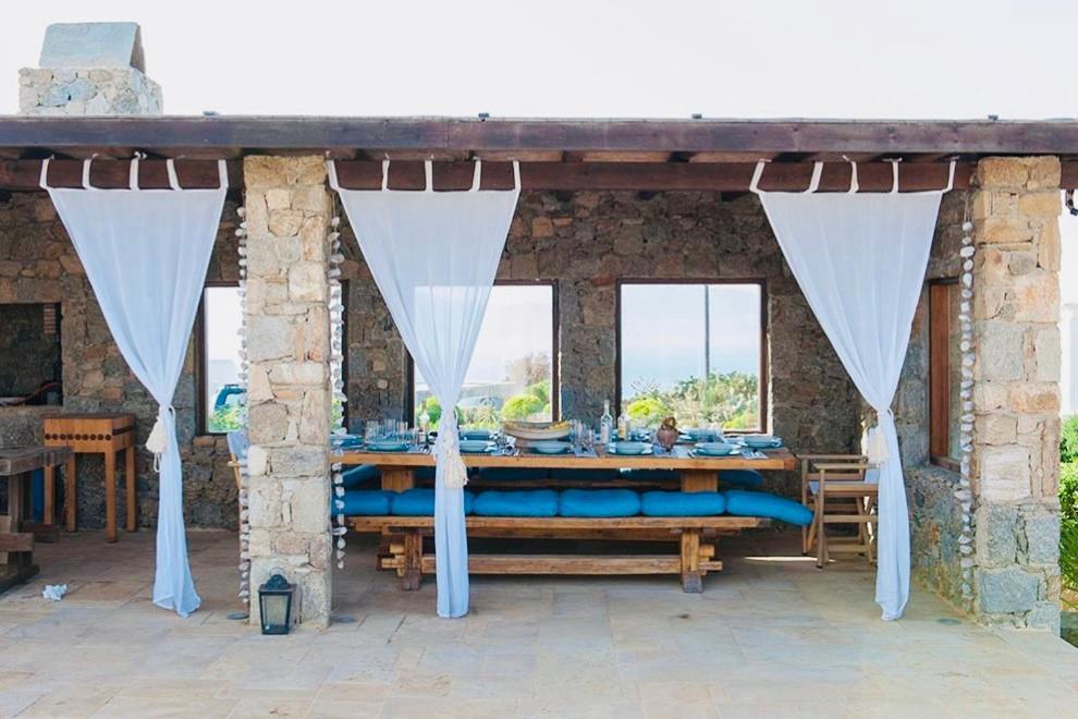Dreamy Boho 5Bed Villa With Pool And Ocean View Mykonos Town Экстерьер фото